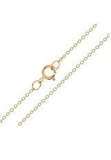great itsy-bitsy cable chain baby gold necklace